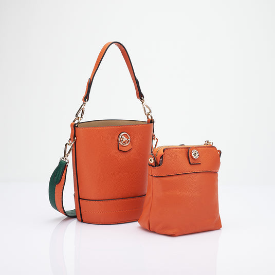 Juno Cylindrical Bucket Sling Bag