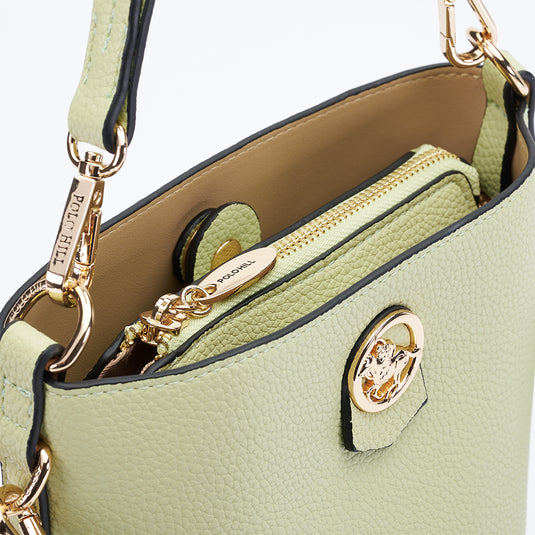 Juno Cylindrical Bucket Sling Bag