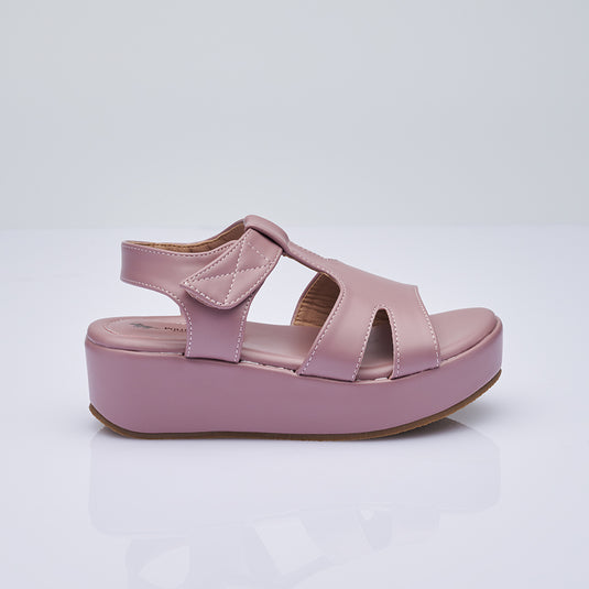 Kid Girl Ankle Strap Wedge Sandals