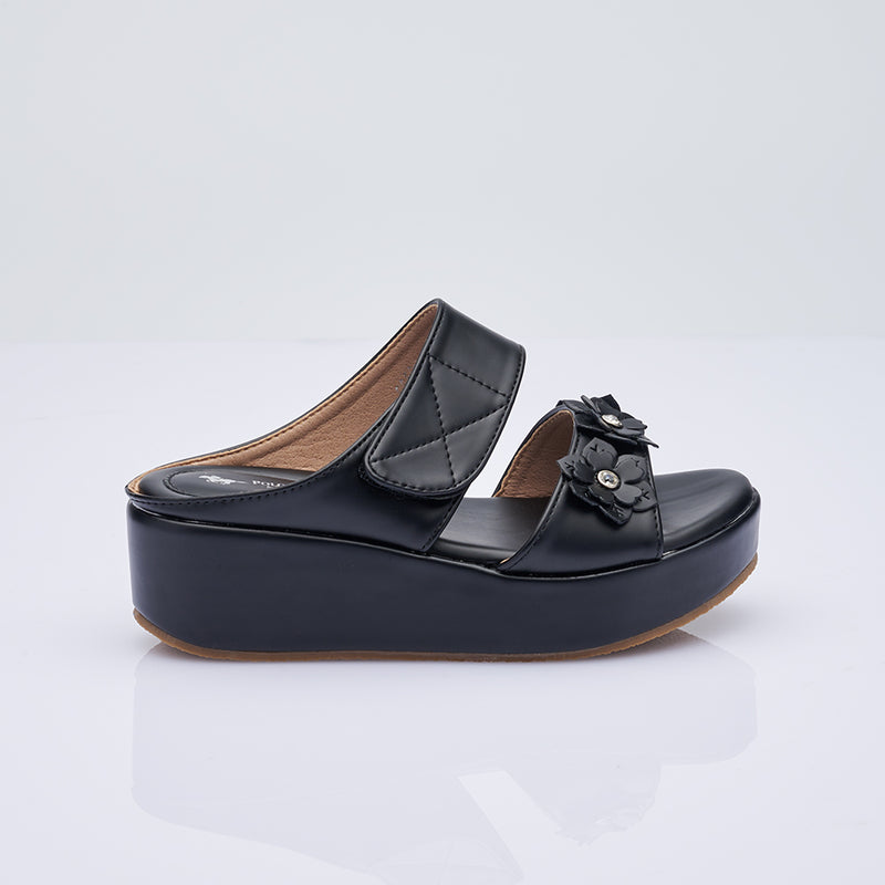 Load image into Gallery viewer, Kid Girl Velcro Wedge Sandals
