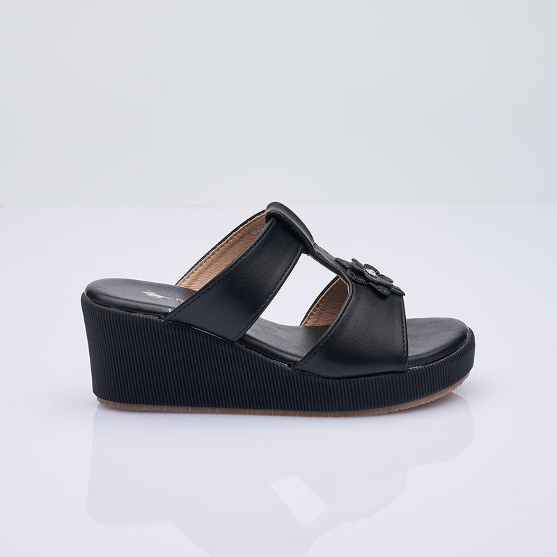 Load image into Gallery viewer, Kid Girl Slip On Wedge Sandals
