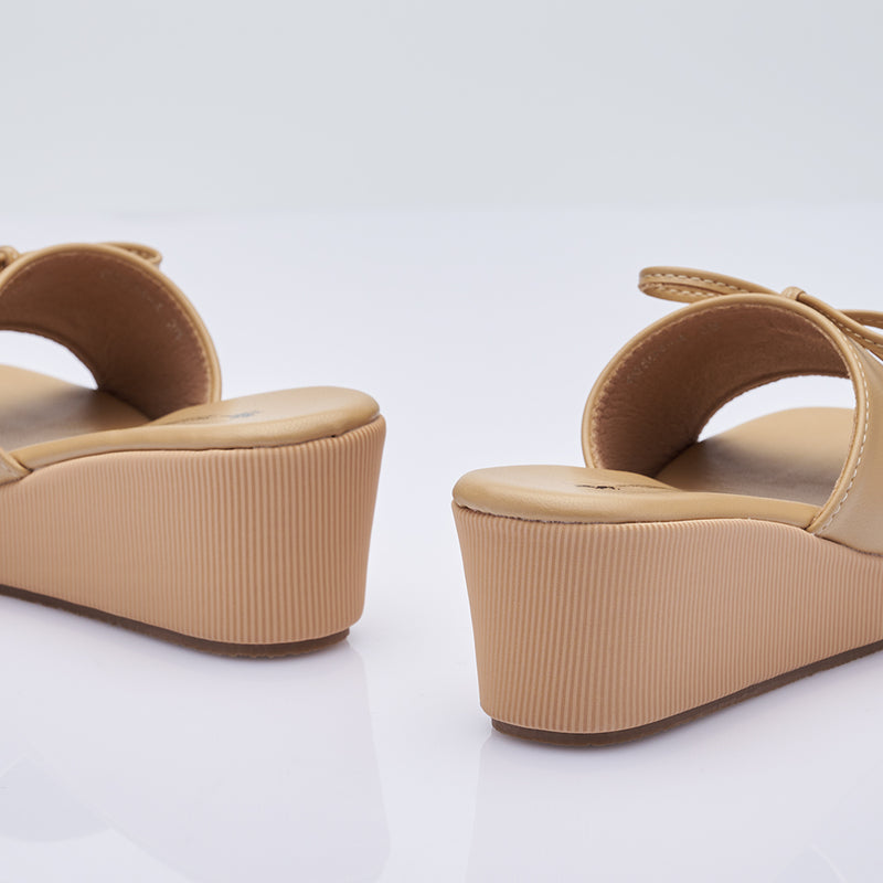 Load image into Gallery viewer, Kid Girl Bow Tie Wedge Sandals
