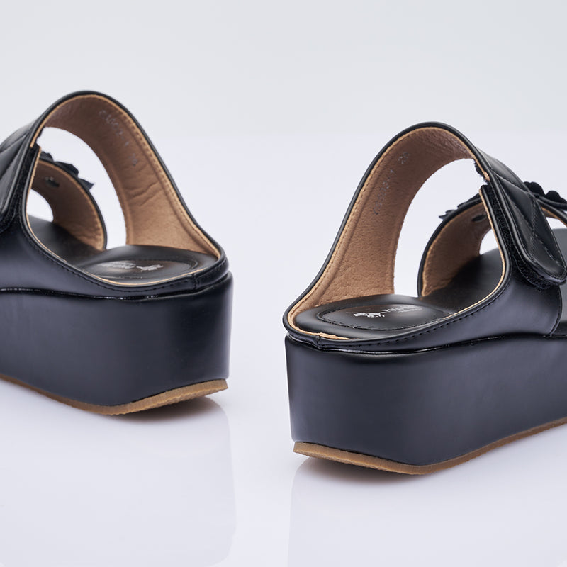 Load image into Gallery viewer, Kid Girl Velcro Wedge Sandals
