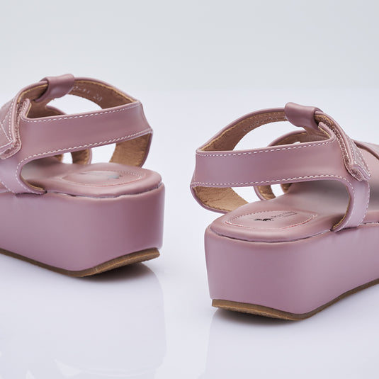Kid Girl Ankle Strap Wedge Sandals