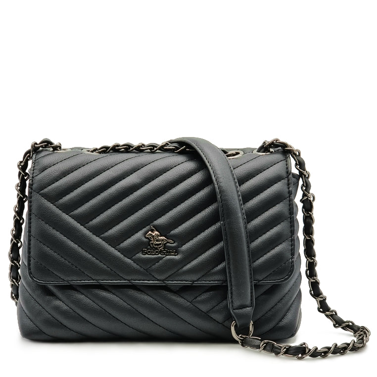 Load image into Gallery viewer, Lexi Quilted Chain Sling Bag

