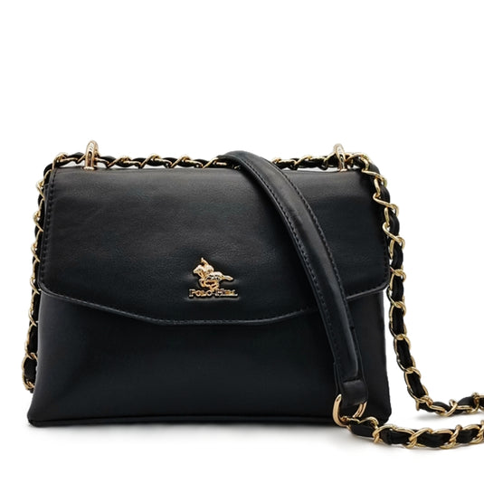 Amber Front Flap Chain Sling Bag