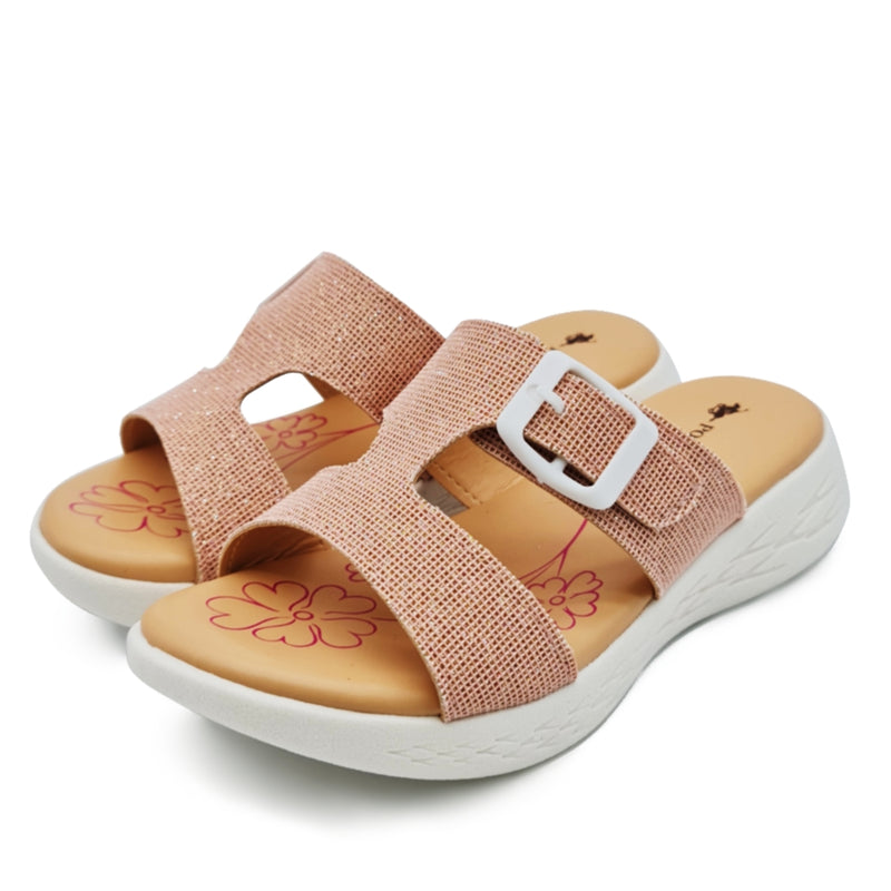Load image into Gallery viewer, Kid Girl Glittery Slide Sandals
