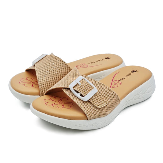 Kid Girl Glitter Buckle Strap Band Sandals