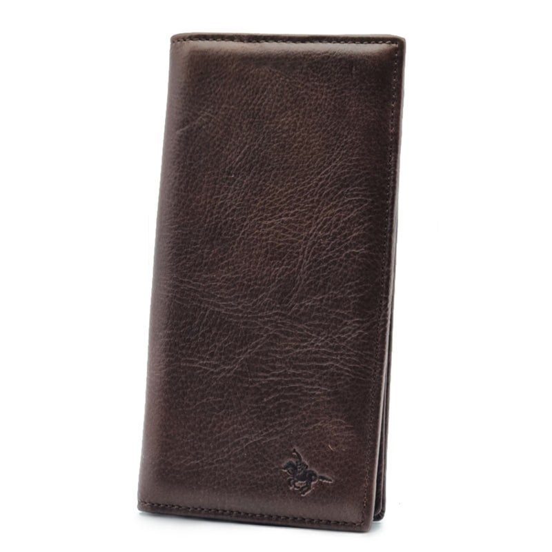 Load image into Gallery viewer, Mens Long Genuine Leather BiFold Wallet
