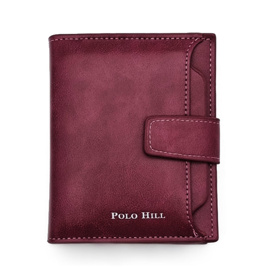 Short Multi-Card Wallet with Detachable Compartt