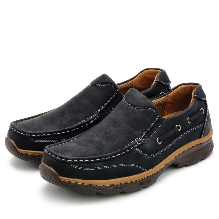 Load image into Gallery viewer, Laceless Slip On Boat Shoes

