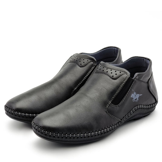 Mid-Top Laceless Slip On Loafers