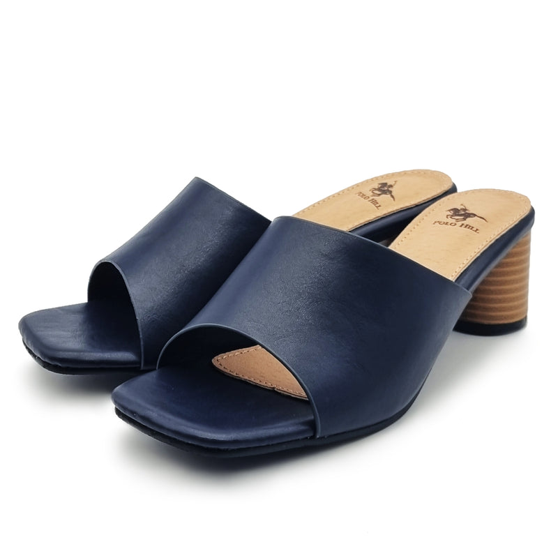 Load image into Gallery viewer, Square Open Toe Slide Heels
