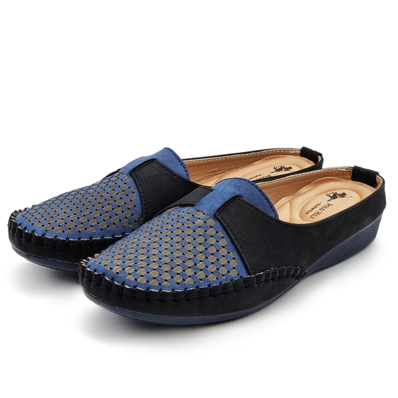 Load image into Gallery viewer, Decorated Vamp Half Slip On Shoes
