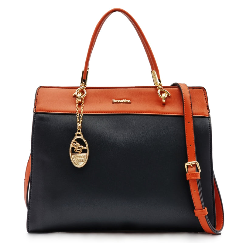 Load image into Gallery viewer, Ivory Two Tone Satchel Handbag
