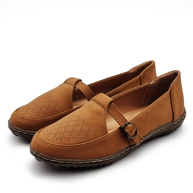 Load image into Gallery viewer, Faux Suede Slip On Flat Shoes
