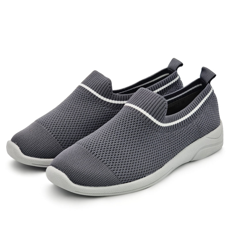 Load image into Gallery viewer, Slip On Athleisure Knit Sneakers
