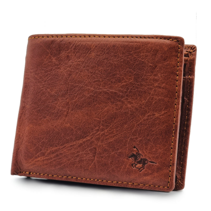 Load image into Gallery viewer, Mens Short Genuine Leather BiFold Wallet
