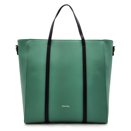 Tonal Handle Tote Bag 2-in-1 Bundle Set