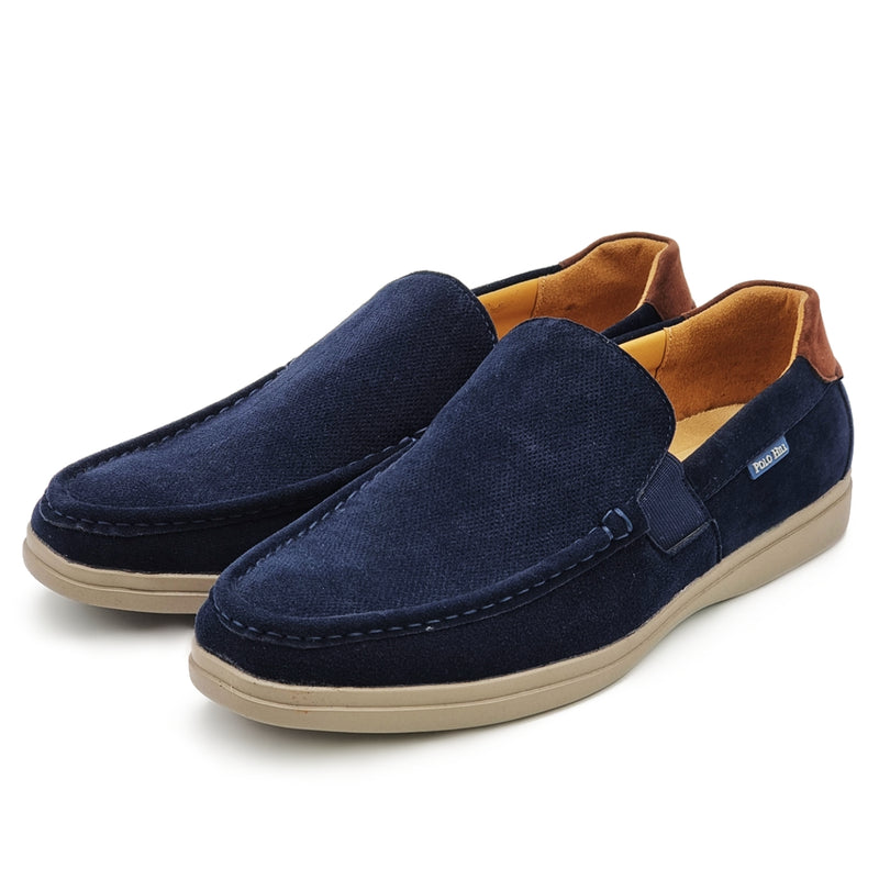 Load image into Gallery viewer, Textured Vamp Slip On Loafers
