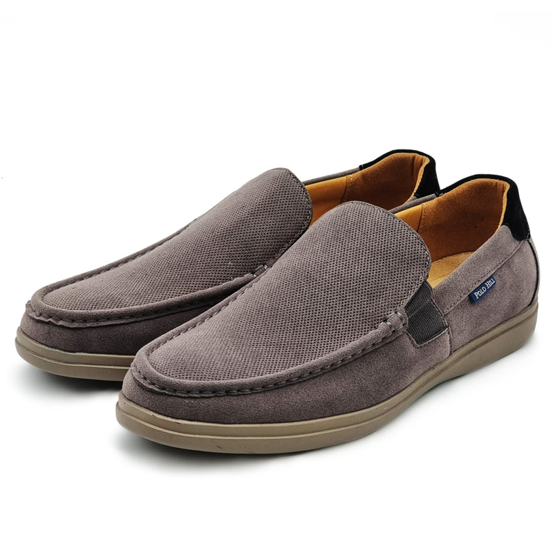 Load image into Gallery viewer, Textured Vamp Slip On Loafers
