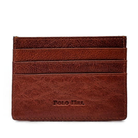 Unisex Genuine Leather Card Holder Wallet