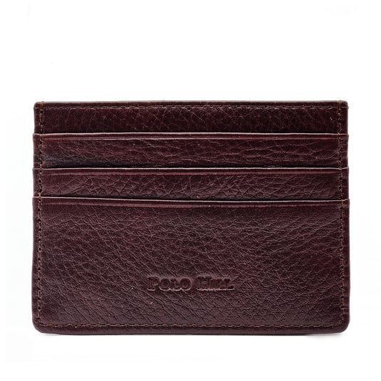 Unisex Genuine Leather Card Holder Wallet