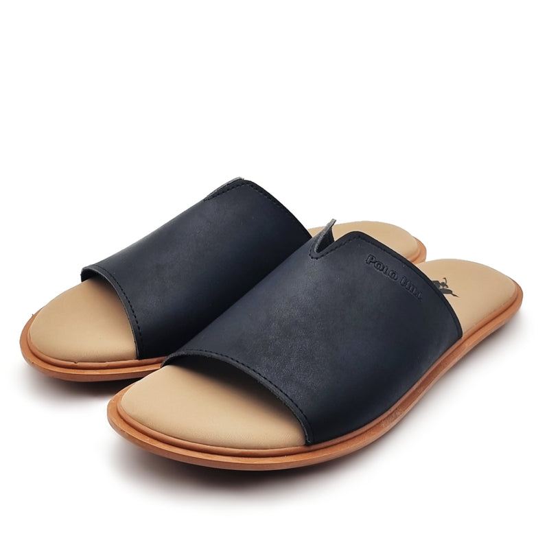Load image into Gallery viewer, V Cut Band Flat Slide Sandals
