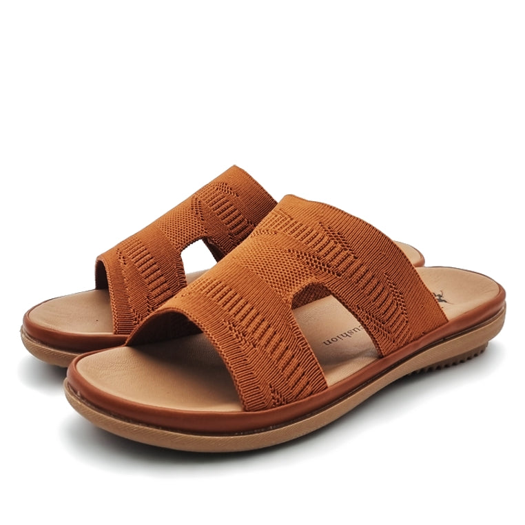 Load image into Gallery viewer, Textile H-Band Slide Sandals
