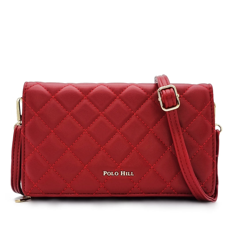 Load image into Gallery viewer, Quilted Smartphone Multi-purpose Sling Purse Bag
