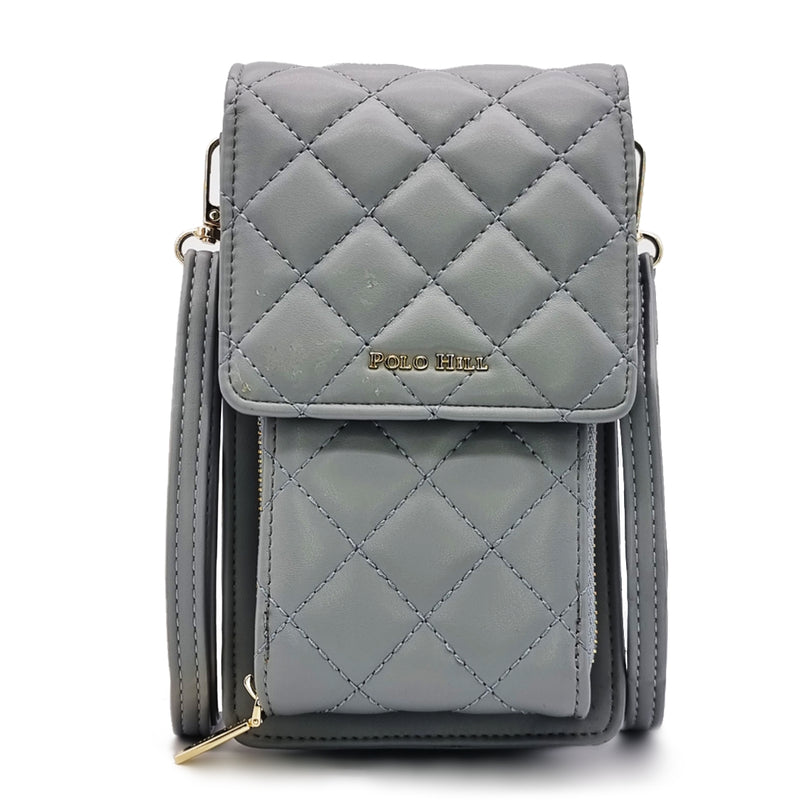 Load image into Gallery viewer, Quilted Vertical Smartphone Sling Bag Multi-purpose Purse
