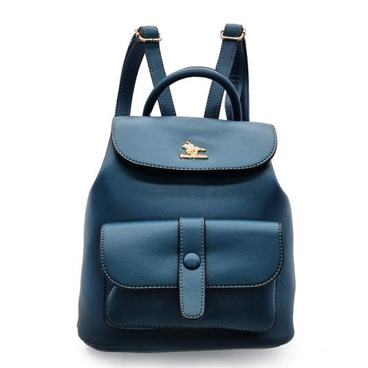 Vanita Snap Button Flap Backpack