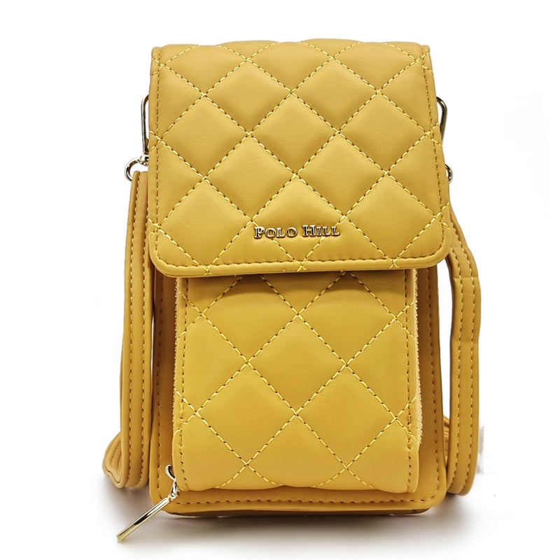 Load image into Gallery viewer, Quilted Vertical Smartphone Sling Bag Multi-purpose Purse
