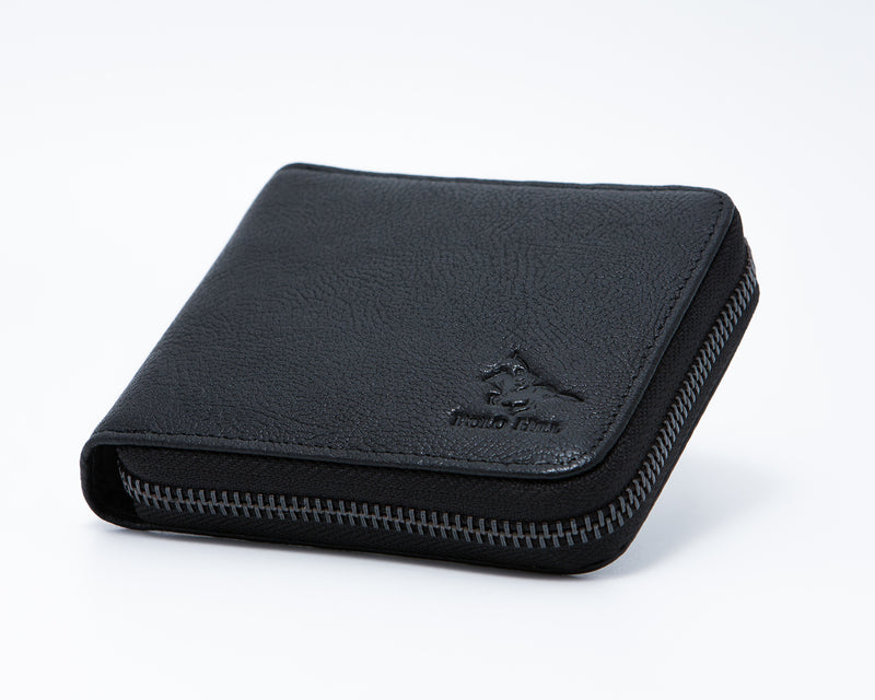Load image into Gallery viewer, Genuine Leather Bi-Fold Ziparound Wallet
