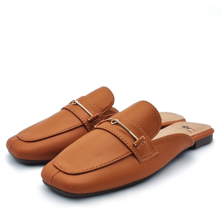 Load image into Gallery viewer, Slide On Flat Mule Heels
