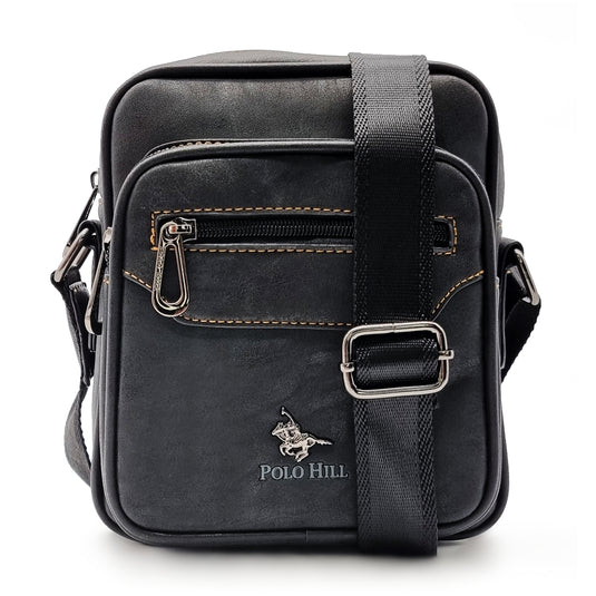 Crossbody Bag with Front Zip Pockets