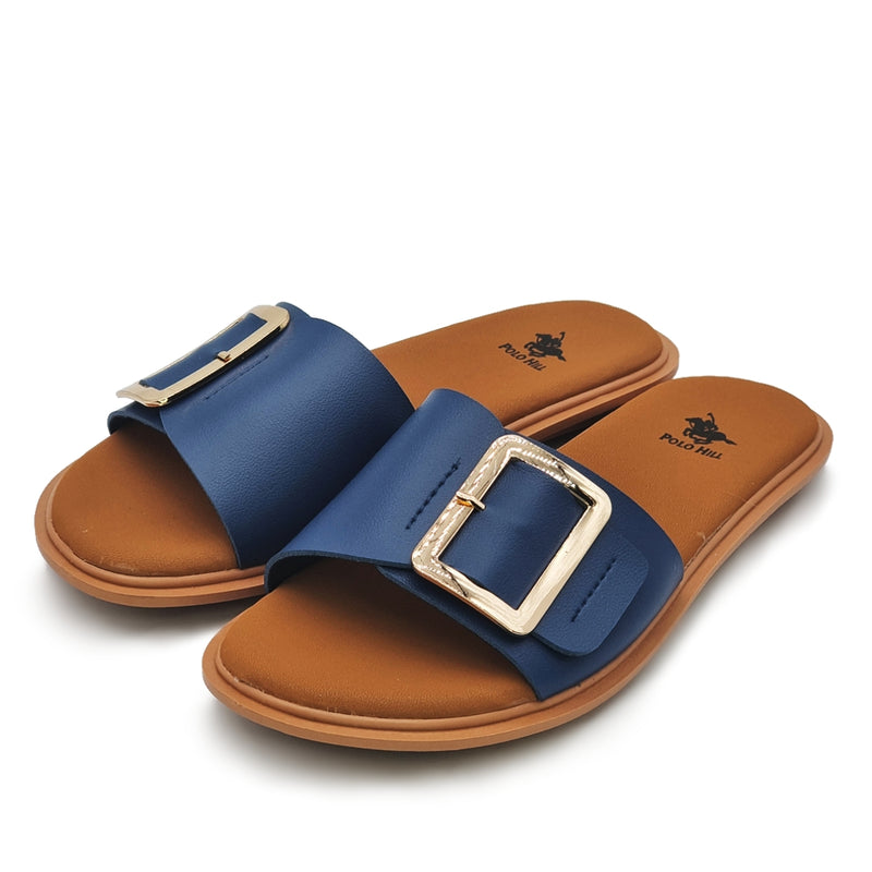 Load image into Gallery viewer, Buckle Decor Band Flat Sandals
