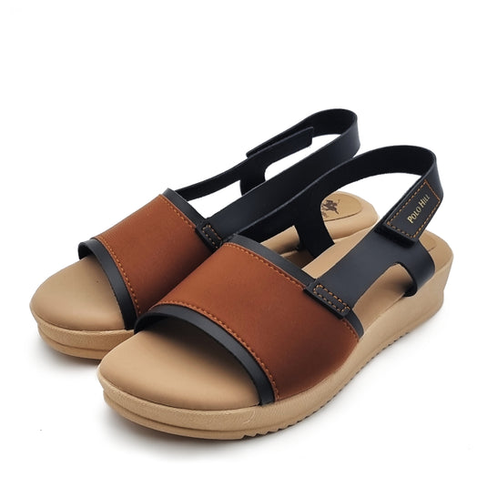Velcro Slingback Low Flatform Sandals