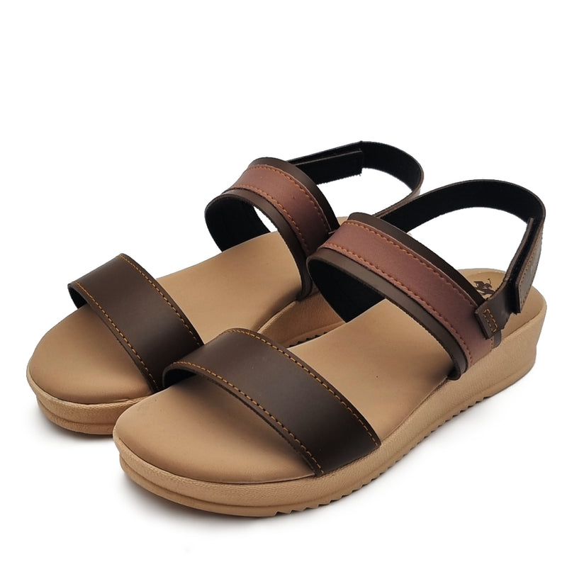 Load image into Gallery viewer, Velcro Slingback Double Strap Sandals
