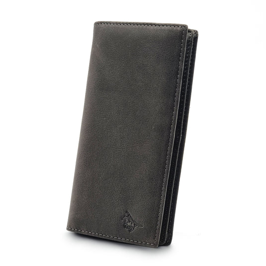 Genuine Leather Long BiFold Wallet