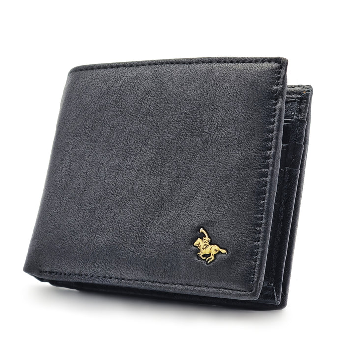 Genuine Leather BiFold Wallet - Coin Pouch