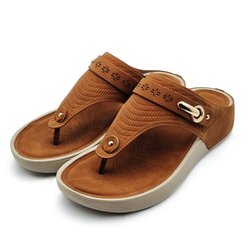 Load image into Gallery viewer, Slip On Toe Post Sandals
