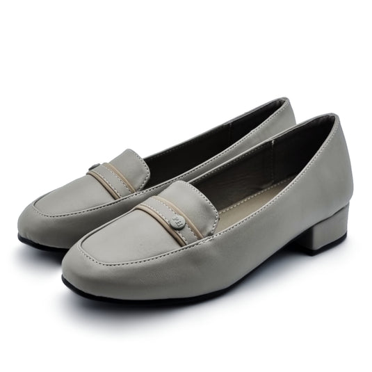 Low Block Heels Formal Office Loafers Shoes