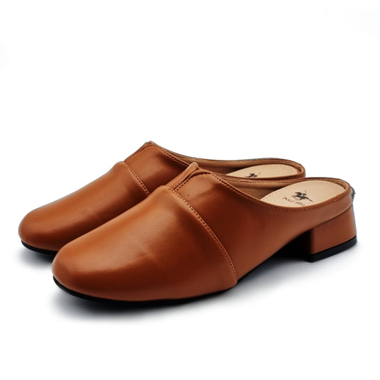 Low Heel Loafer Mules