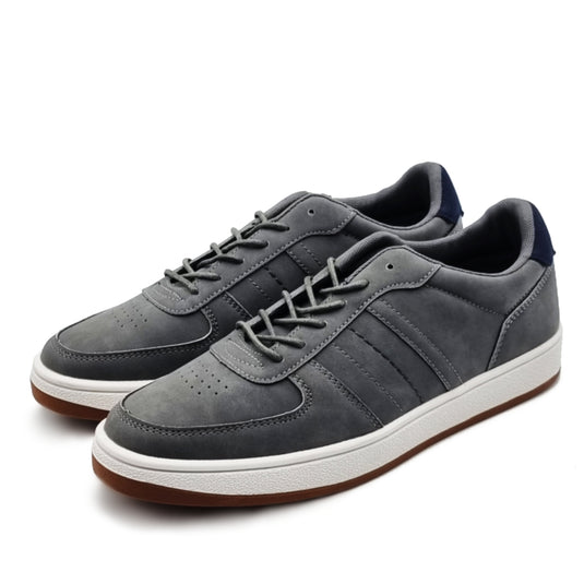 Lace Up Leather Casual Sneakers