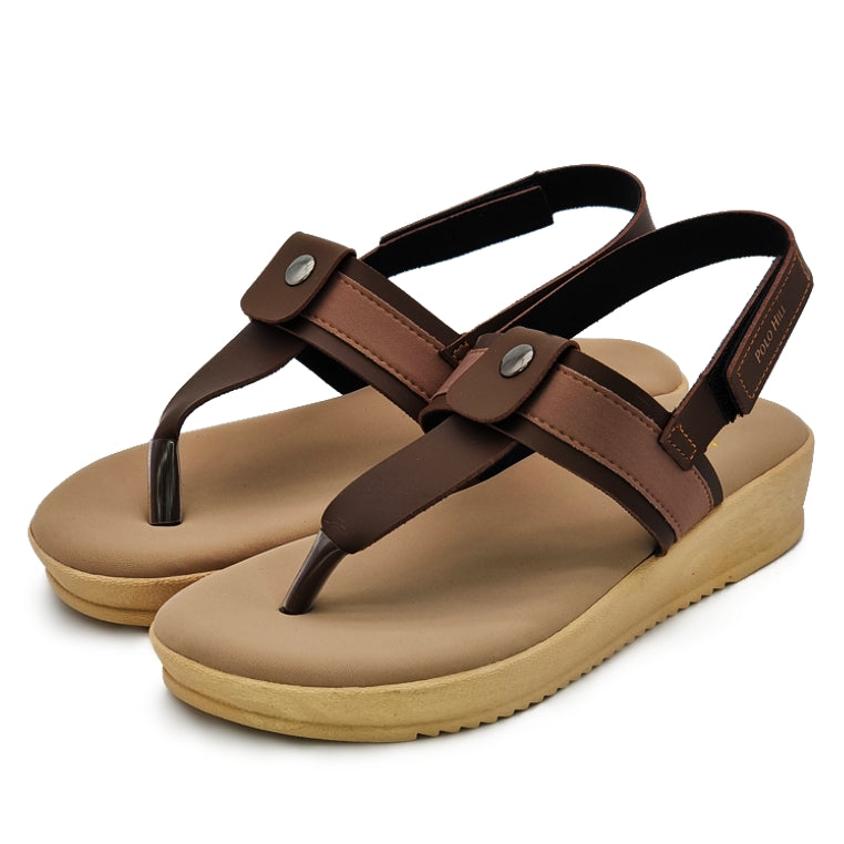 Load image into Gallery viewer, Velcro Slingback Thong Sandals
