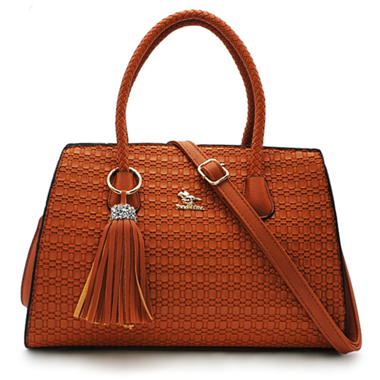 Suzanne Straw-Like Tassel Handbag 2-in-1 Set