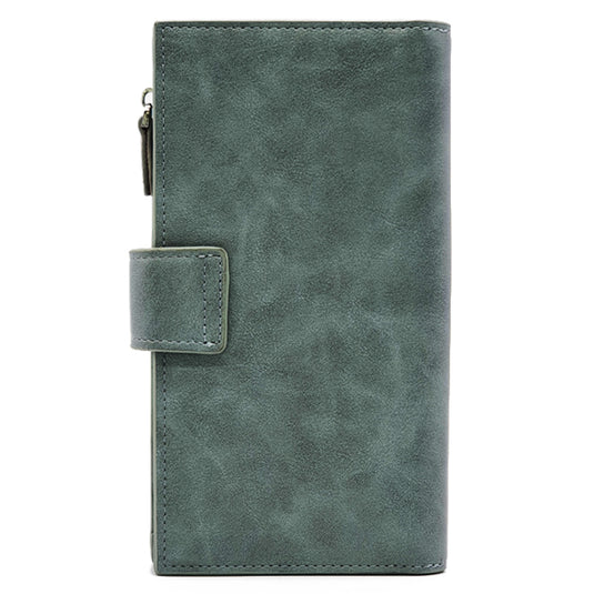 Long Multi-Card Wallet with Detachable Compartt