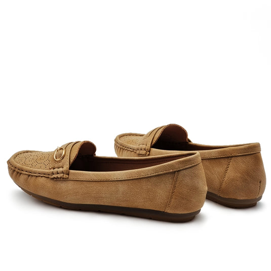 Penny Buckle Slip On Loafers