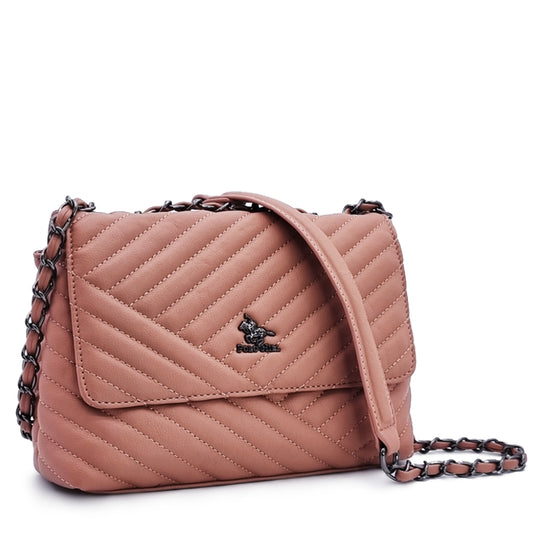 Lexi Quilted Chain Sling Bag